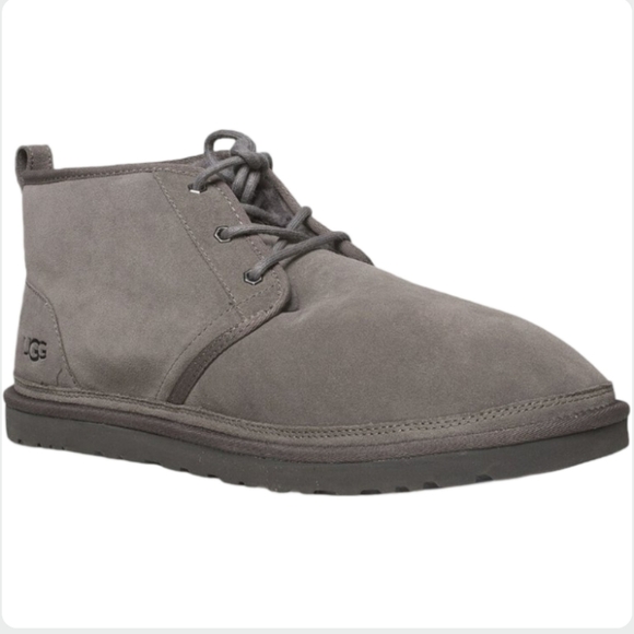 UGG Neumel Chukka Boots Charcoal Gray Men's Size 6 EXCELLENT CONDITION - Picture 1 of 14